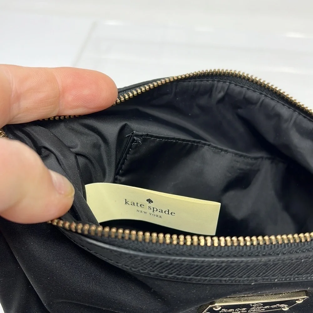 Kate Spade Large Black Wilson Road Jodi Cosmetic Bag